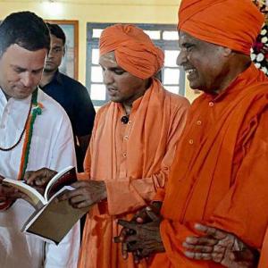 Is this why Rahul visits temples?