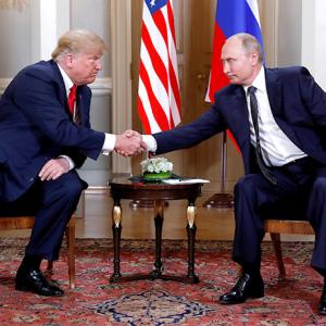 After meeting Putin, Trump terms Russia probe a 'disaster'