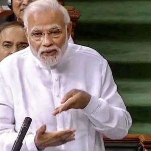 In 90-minute speech, Modi tears into Congress, Opposition