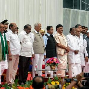 PHOTOS: Kumaraswamy expands cabinet amid heartburn