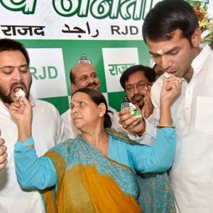 No rift in party or family, 'all is well', says Rabri and sons