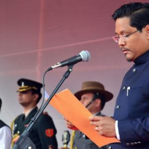 Conrad Sangma sworn-in as Meghalaya CM