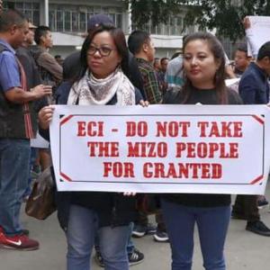 Mizoram CEO leaves for Delhi on EC summons; protests called off
