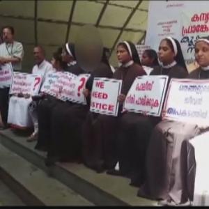 Kerala: Protests over 'police inaction' in nun rape case