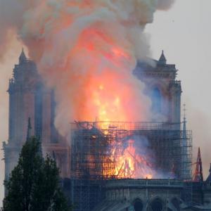 'Will rebuild' Notre Dame, vows Macron after huge fire