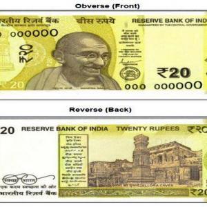 RBI to issue new Rs 20 bank notes