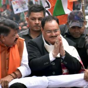 BJP's Nadda leads march in support of CAA in Kolkata