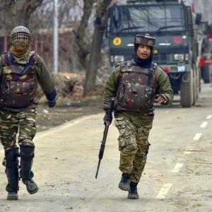 3 terrorists gunned down in encounter in Kashmir; major, 4 personnel killed