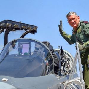 Army chief flies in home-grown Tejas, calls it 'wonderful' aircraft