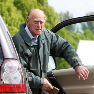 Britain's Prince Philip escapes unhurt in car accident