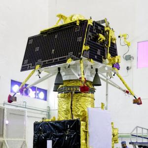 First images: Chandrayaan 2 getting ready for launch