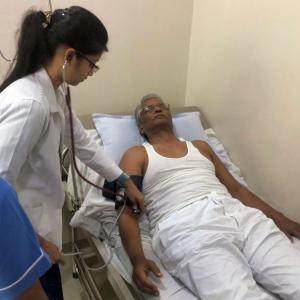 Not kidnapped by BJP: Hospitalised Cong MLA
