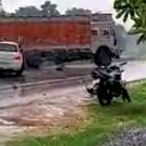 Truck rams into Unnao rape victim's car; 2 killed