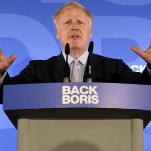 Boris Johnson tops 1st round of poll for British PM