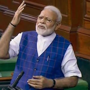 Congress can't see beyond a family: Modi in Lok Sabha