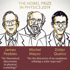 Cosmology trio win Nobel Physics Prize