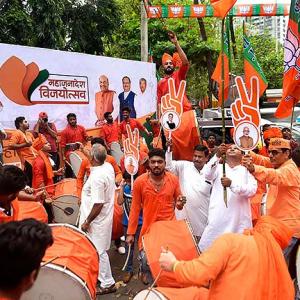 BJP-Sena set to keep Maharashtra; Haryana a worry