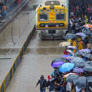 PHOTOS: Incessant rains bring Mumbai to a halt