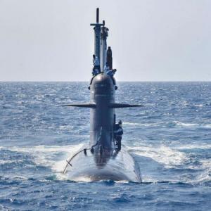 PIX: India's 2nd Kalvari class submarine INS Khanderi