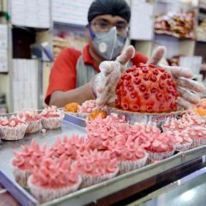 'Corona' sweets pop up at Kolkata bakery