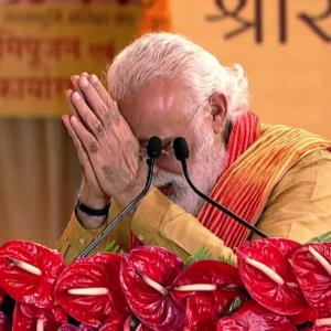Wait of centuries has ended: PM after 'bhoomi pujan'