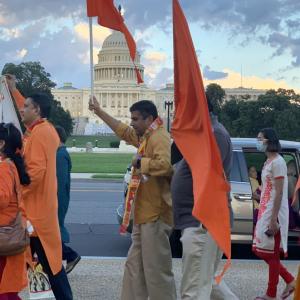 Indian-Americans celebrate Ram temple bhoomi pujan