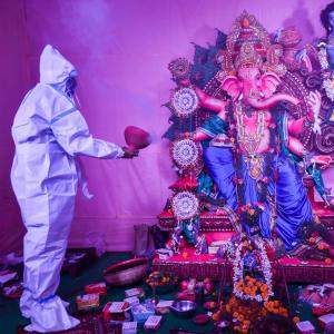 PIX: India celebrates Ganesh festival amid pandemic