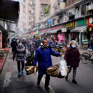 A year on, markets bustling in Wuhan