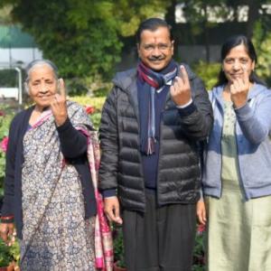 AAP victory is Kejriwal's gift to wife on birthday