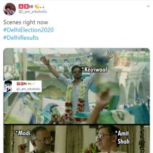 Delhi results give Twitter its latest memes