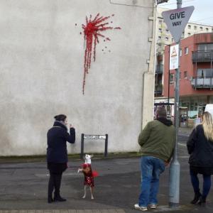 Banksy strikes again with Valentine's Day graffiti
