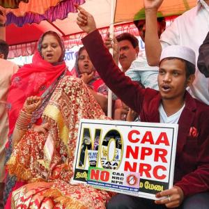 Chennai couple gets married at anti-CAA protest venue