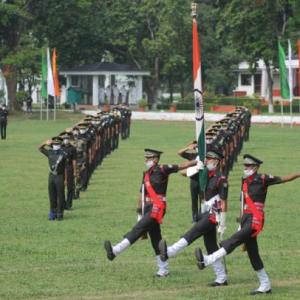 With face masks on, 333 officers join Indian Army