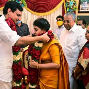 Kerala CM's daughter ties knot with DYFI leader