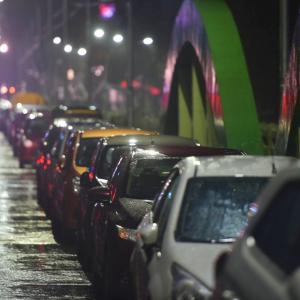 Nivar: Cars parked on flyover to avoid 2015 repeat