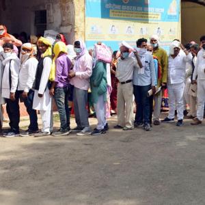 UP panchayat polls: Thousands vote amid COVID surge