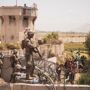 At least 12 US Marines, Afghans killed in Kabul blasts