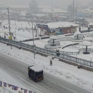 Kashmir snowfall: Flights suspended, highway closed