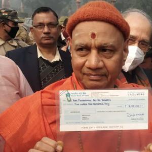 President Kovind donates Rs 5 lakh for Ram Temple