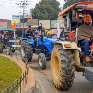 Farmers' stir: Tractors make their way to Delhi