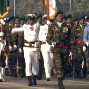 Bangladesh contingent takes part in R-Day parade