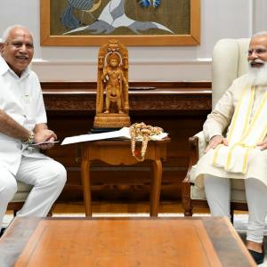 Yediyurappa meets Modi amid leadership change rumours
