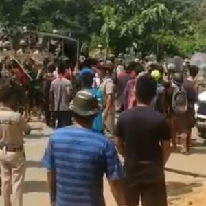 Tension at Assam-Mizoram border; CMs fight on Twitter