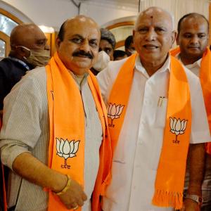 K'taka CM-BSY meet amid discontent among ministers