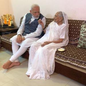 PM Modi's mother takes first dose of Covid vaccine