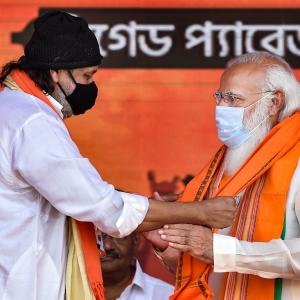 'I'm a cobra': Mithun Chakraborty joins BJP