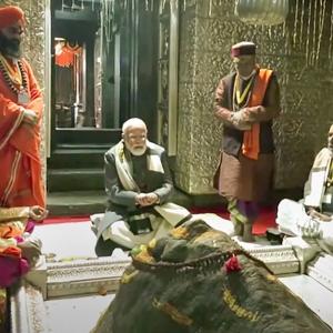 PIX: Modi offers prayers at Kedarnath temple