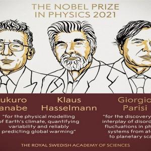 Manabe, Hasselmann, Parisi win 2021 Nobel for Physics