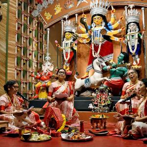 Durga Puja: Women Break Tradition