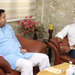 Buzz in Bihar politics as Chirag meets Tejashwi